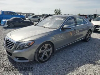 2014 Mercedes-Benz S-Class S 550 with VIN WDDUG8CB4EA055759, listed as a Copart auction lot 52003055 with 0 mi miles and Salvage Title. Bid and sale history available at carsss.com. Image 1.