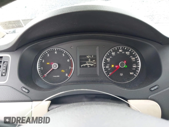 2013 Volkswagen Jetta SE z VIN 3VWDP7AJXDM289031, wystawiony jako IAAI lot #42325596 z przebiegiem 157 774 mil mil oraz . Historia ofert i sprzedaży dostępna na DreamBid. Obrazek 7.