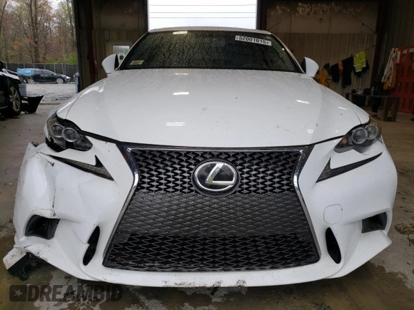 2015 Lexus IS 350 with VIN JTHCE1D22F5006893, listed as a Copart auction lot 52001015 with 53,253 mi miles and Salvage Title. Bid and sale history available at carsss.com. Image 5.