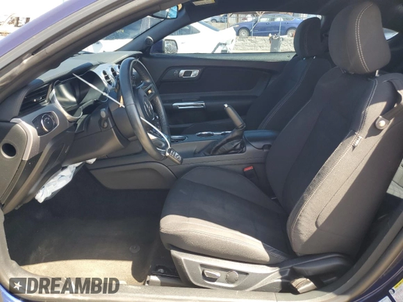 2018 Ford Mustang GT with VIN 1FA6P8CFXJ5165262, listed as a Copart auction lot 52105425 with 36,790 mi miles and Salvage Title. Bid and sale history available at DreamBid. Image 7.