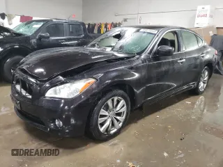 2012 Infiniti M37 with VIN JN1BY1AR7CM391149, listed as a Copart auction lot 83875044 with 0 mi miles and Non Repairable. Bid and sale history available at carsss.com. Image 1.