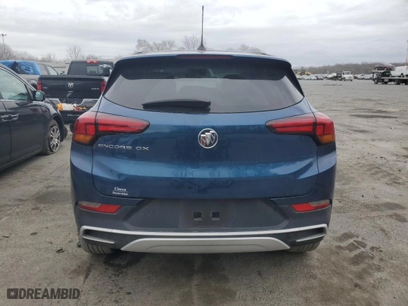 2020 Buick Encore GX Select with VIN KL4MMDSL0LB123370, listed as a Copart auction lot 47350195 with 92,048 mi miles and Salvage Title. Bid and sale history available at carsss.com. Image 6.