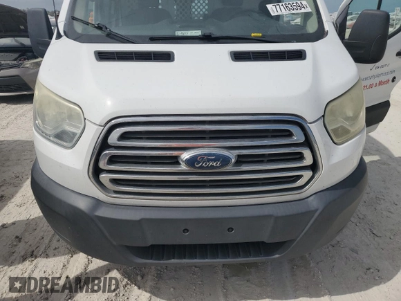 2016 Ford Transit Cargo with VIN 1FTYR1ZM2GKA46996, listed as a Copart auction lot 77163594 with Not Provided miles and Salvage Title. Bid and sale history available at DreamBid. Image 12.