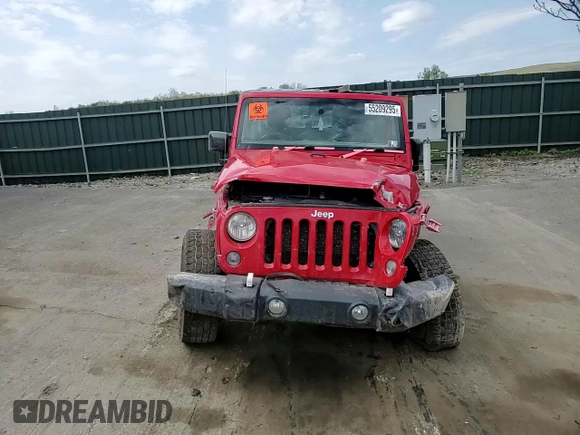 2016 Jeep Wrangler Unlimited Sport RHD с VIN 1C4BJWKG3GL157226, выставлен на аукционе Copart как лот 55209295 с пробегом Не указан миль и Списание • Salvage title. История ставок и продаж доступна на DreamBid. Изображение 14.