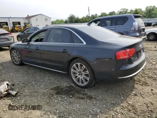 2014 Audi A8 3.0L TDI with VIN WAURMAFD8EN000797, listed as a Copart auction lot 61024275 with 188,223 mi miles and Clean title. Bid and sale history available at DreamBid. Image 2.
