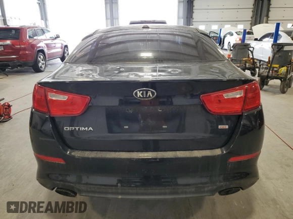 2015 Kia Optima LX with VIN 5XXGM4A72FG480183, listed as a Copart auction lot 54328475 with 116,443 mi miles and Clean Title. Bid and sale history available at carsss.com. Image 6.
