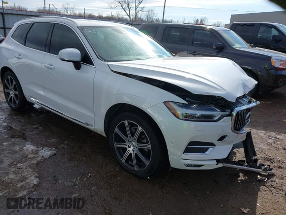 2020 Volvo XC60 Inscription with VIN YV4102DL3L1468305, listed as a IAAI auction lot 41329470 with 68,619 mi miles and . Bid and sale history available at DreamBid. Image 1.