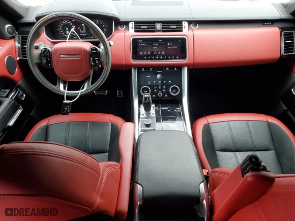 2019 Land Rover Range Rover Sport HST with VIN SALWS2SU3KA875806, listed as a Copart auction lot 74830474 with 83,430 mi miles and Clean Title. Bid and sale history available at carsss.com. Image 8.