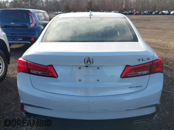 2020 Acura TLX w/Technology Pkg with VIN 19UUB3F47LA003145, listed as a IAAI auction lot 41571081 with 26,537 mi miles. Bid and sale history available at carsss.com. Image 16.