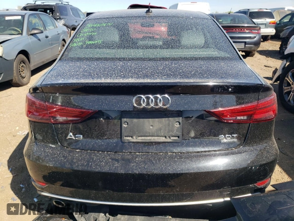 2017 Audi A3 Sedan Premium with VIN WAUB8GFF3H1032076, listed as a Copart auction lot 52862294 with 76,315 mi miles. Bid and sale history available at carsss.com. Image 6.