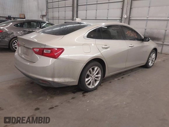 2016 Chevrolet Malibu LT with VIN 1G1ZE5ST3GF236655, listed as a IAAI auction lot 41756346 with 128,500 mi miles and . Bid and sale history available at DreamBid. Image 4.