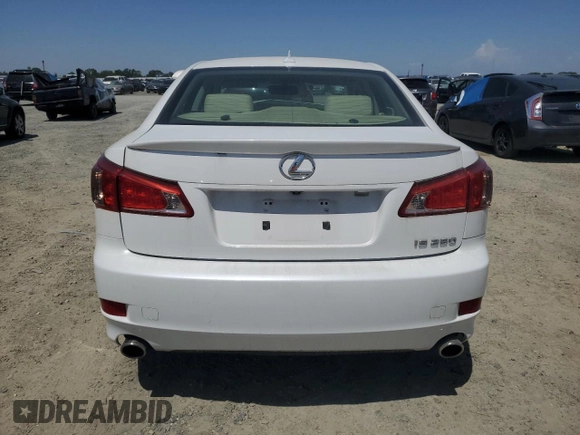 2011 Lexus IS 250 with VIN JTHBF5C2XB5132253, listed as a Copart auction lot 55254745 with 106,715 mi miles and Clean Title. Bid and sale history available at DreamBid. Image 6.