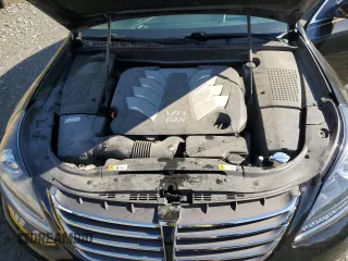 2014 Hyundai Equus Signature with VIN KMHGH4JH9EU083832, listed as a Copart auction lot 50416535 with 92,508 mi miles and Salvage Title. Bid and sale history available at DreamBid. Image 12.