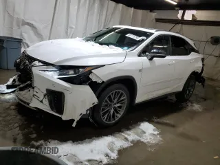 2022 Lexus RX with VIN 2T2SZMDA5NC320822, listed as a Copart auction lot 88775795 with 33,559 mi miles and Salvage Title. Bid and sale history available at carsss.com. Image 1.