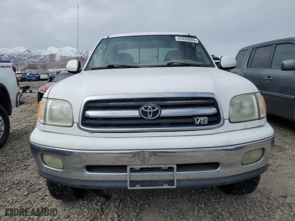 2001 Toyota Tundra Ltd with VIN 5TBBT48151S209603, listed as a Copart auction lot 47633605 with 283,681 mi miles and Clean Title. Bid and sale history available at carsss.com. Image 5.
