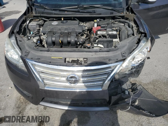 2014 Nissan Sentra SV with VIN 3N1AB7AP5EY286480, listed as a Copart auction lot 55511445 with 124,941 mi miles and Salvage Title. Bid and sale history available at DreamBid. Image 11.