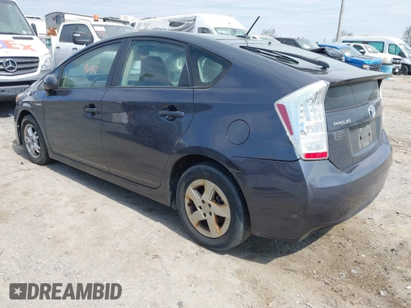 2010 Toyota Prius II with VIN JTDKN3DU5A0140135, listed as a IAAI auction lot 42069637 with 234,536 mi miles. Bid and sale history available at carsss.com. Image 3.