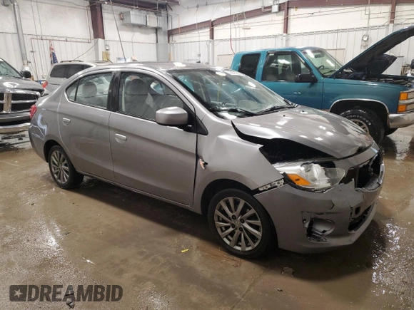2018 Mitsubishi Mirage G4 ES with VIN ML32F3FJXJHF00233, listed as a Copart auction lot 43978295 with 128,847 mi miles and Non Repairable. Bid and sale history available at carsss.com. Image 4.