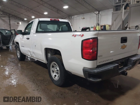 2015 Chevrolet Silverado 1500 Work Truck with VIN 1GCNKPEH9FZ363831, listed as a IAAI auction lot 41368070 with 104,650 mi miles. Bid and sale history available at carsss.com. Image 3.