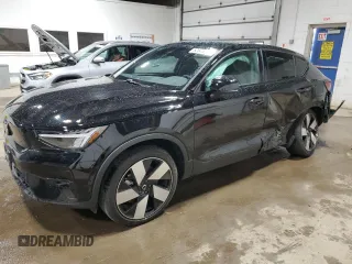 2022 Volvo C40 Recharge Pure Electric Ultimate with VIN YV4ED3GB5N2009580, listed as a Copart auction lot 52845394 with 19,343 mi miles. Bid and sale history available at carsss.com. Image 1.