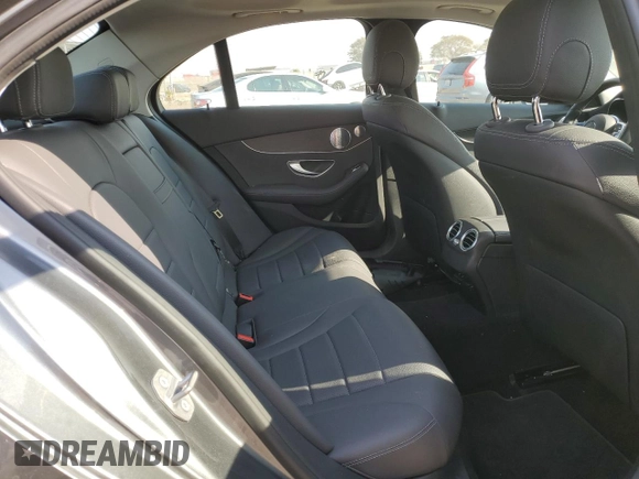 2021 Mercedes-Benz C 300 with VIN W1KWF8DBXMR638766, listed as a Copart auction lot 42577795 with 19,507 mi miles and Salvage Title. Bid and sale history available at carsss.com. Image 10.