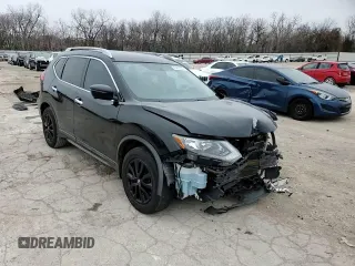 2017 Nissan Rogue SV with VIN 5N1AT2MN4HC738063, listed as a Copart auction lot 43850265 with 133,039 mi miles and Salvage Title. Bid and sale history available at carsss.com. Image 12.