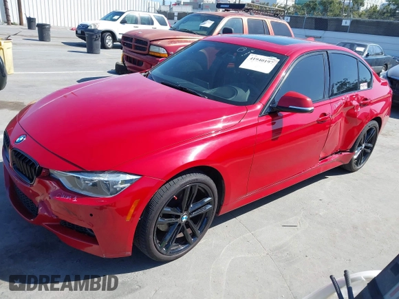 2016 BMW 3 Series with VIN WBA8F1C59GK438901, listed as a IAAI auction lot 41940197 with 99,755 mi miles and . Bid and sale history available at DreamBid. Image 17.