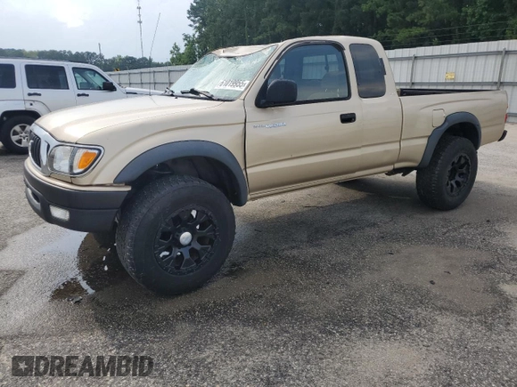 2002 Toyota Tacoma with VIN 5TEWM72N12Z093226, listed as a Copart auction lot 61019955 with 103,657 mi miles and Clean title. Bid and sale history available at DreamBid. Image 1.