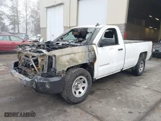 2018 Chevrolet Silverado 1500 Work Truck with VIN 1GCNCNEH8JZ346285, listed as a IAAI auction lot 41677579 with 1 mi miles. Bid and sale history available at carsss.com. Image 2.