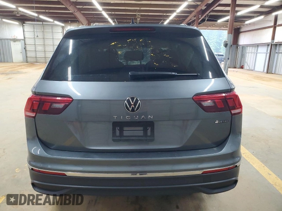 2024 Volkswagen Tiguan S with VIN 3VVFB7AX5RM041650, listed as a Copart auction lot 54579575 with Not Provided miles and Non Repairable. Bid and sale history available at DreamBid. Image 6.