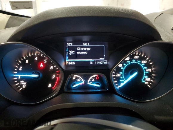 2014 Ford Escape Titanium with VIN 1FMCU9JX8EUC41088, listed as a Copart auction lot 52568435 with 114,907 mi miles and Salvage Title. Bid and sale history available at DreamBid. Image 9.