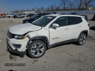 2021 Jeep Compass Limited with VIN 3C4NJDCB4MT556585, listed as a Copart auction lot 47428245 with 99,168 mi miles and Salvage Title. Bid and sale history available at DreamBid. Image 1.
