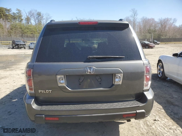 2007 Honda Pilot EX-L with VIN 5FNYF28697B022340, listed as a Copart auction lot 49336685 with 259,022 mi miles and Salvage Title. Bid and sale history available at carsss.com. Image 6.