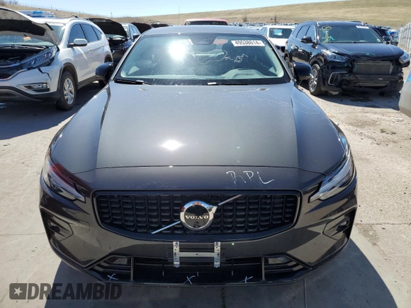 2024 Volvo S60 Plus Dark Theme with VIN 7JRL12TL8RG294538, listed as a Copart auction lot 49538014 with 667 mi miles and Salvage Title. Bid and sale history available at carsss.com. Image 5.