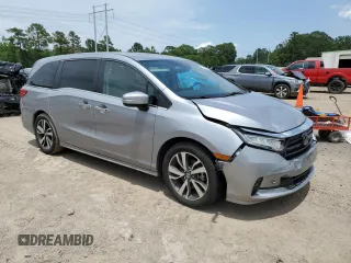 2022 Honda Odyssey Touring с VIN 5FNRL6H82NB009321, выставлен на аукционе Copart как лот 59058535 с пробегом 88 073 миль миль и Списание • Salvage title. История ставок и продаж доступна на DreamBid. Изображение 4.