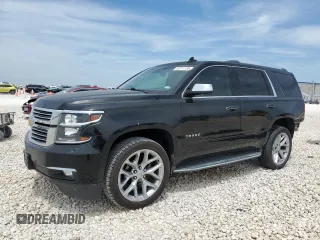 2017 Chevrolet Tahoe Premier with VIN 1GNSCCKC2HR193680, listed as a Copart auction lot 53711135 with 103,694 mi miles and Salvage title. Bid and sale history available at DreamBid. Image 1.