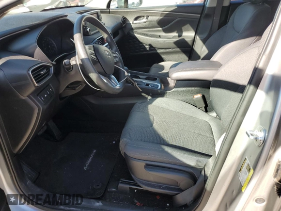 2020 Hyundai Santa Fe SE with VIN 5NMS2CAD1LH199165, listed as a Copart auction lot 54455865 with 27,688 mi miles and Salvage title. Bid and sale history available at DreamBid. Image 7.