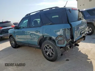 2022 Ford Bronco Sport Badlands z VIN 3FMCR9D9XNRD72951, wystawiony jako Copart lot #52829895 z przebiegiem 54 054 mil mil oraz Szkoda całkowita • Salvage title. Historia ofert i sprzedaży dostępna na DreamBid. Obrazek 2.