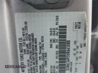 2017 Lincoln MKZ Premiere with VIN 3LN6L5A95HR665088, listed as a Copart auction lot 57524935 with 59,399 mi miles and Salvage title. Bid and sale history available at DreamBid. Image 12.