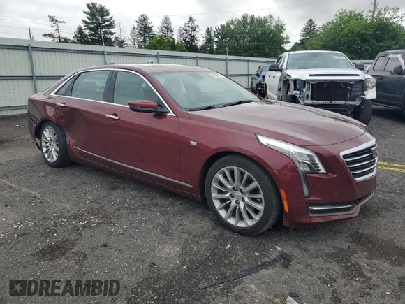2016 Cadillac CT6 AWD with VIN 1G6KB5RS9GU166088, listed as a Copart auction lot 62587165 with 64,848 mi miles and Salvage title. Bid and sale history available at DreamBid. Image 4.