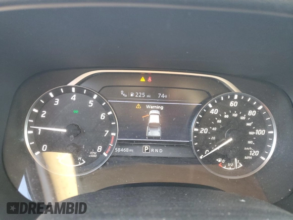2022 Nissan Frontier S with VIN 1N6ED1CL1NN651831, listed as a Copart auction lot 56351385 with 58,468 mi miles and Salvage title. Bid and sale history available at DreamBid. Image 9.