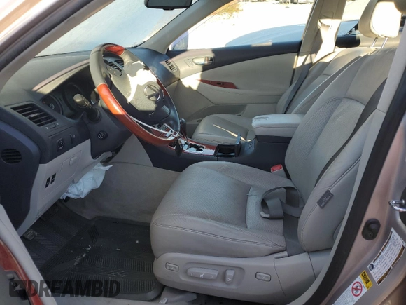 2007 Lexus ES 350 with VIN JTHBJ46G072008503, listed as a Copart auction lot 86300094 with 35,007 mi miles and Salvage Title. Bid and sale history available at carsss.com. Image 7.