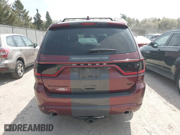 2018 Dodge Durango GT with VIN 1C4RDJDG0JC386749, listed as a IAAI auction lot 42196900 with 92,893 mi miles and . Bid and sale history available at DreamBid. Image 16.
