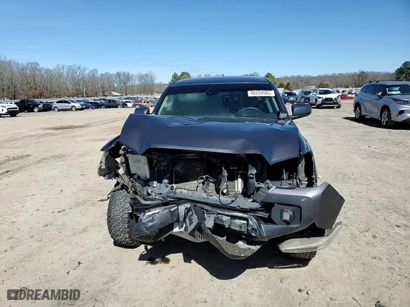2021 Toyota Tacoma 4WD SR with VIN 5TFCZ5AN6MX252195, listed as a Copart auction lot 48234085 with 56,983 mi miles and Salvage Title. Bid and sale history available at carsss.com. Image 11.