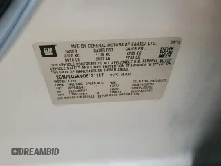 2013 Chevrolet Equinox LTZ z VIN 2GNFLGEK9D6121117, wystawiony jako Copart lot #58035255 z przebiegiem 106 119 mil mil oraz Szkoda całkowita • Salvage title. Historia ofert i sprzedaży dostępna na DreamBid. Obrazek 13.