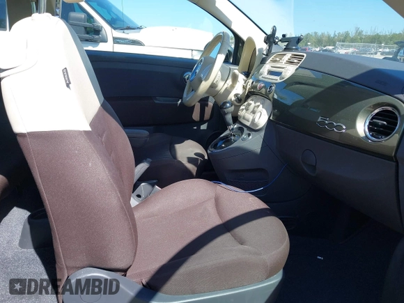 2014 FIAT 500 Pop with VIN 3C3CFFAR1ET294017, listed as a IAAI auction lot 42064496 with 1 mi miles. Bid and sale history available at carsss.com. Image 5.
