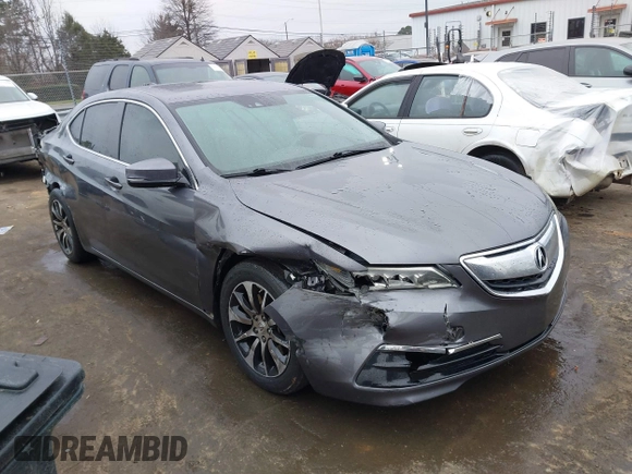 2017 Acura TLX w/Technology Pkg with VIN 19UUB1F56HA005179, listed as a IAAI auction lot 41200140 with 66,771 mi miles. Bid and sale history available at carsss.com. Image 1.