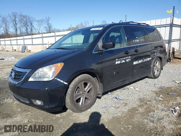 2010 Honda Odyssey Touring with VIN 5FNRL3H91AB030422, listed as a Copart auction lot 88737745 with 0 mi miles and Salvage Title. Bid and sale history available at carsss.com. Image 1.