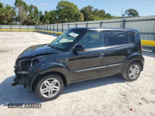 2010 Kia Soul + with VIN KNDJT2A24A7076708, listed as a Copart auction lot 52986485 with 240,186 mi miles and Salvage Title. Bid and sale history available at carsss.com. Image 1.