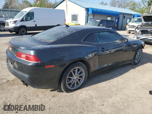 2015 Chevrolet Camaro LS z VIN 2G1FB1E39F9128712, wystawiony jako Copart lot #53454015 z przebiegiem 153 203 mil mil oraz Szkoda całkowita • Salvage title. Historia ofert i sprzedaży dostępna na DreamBid. Obrazek 3.